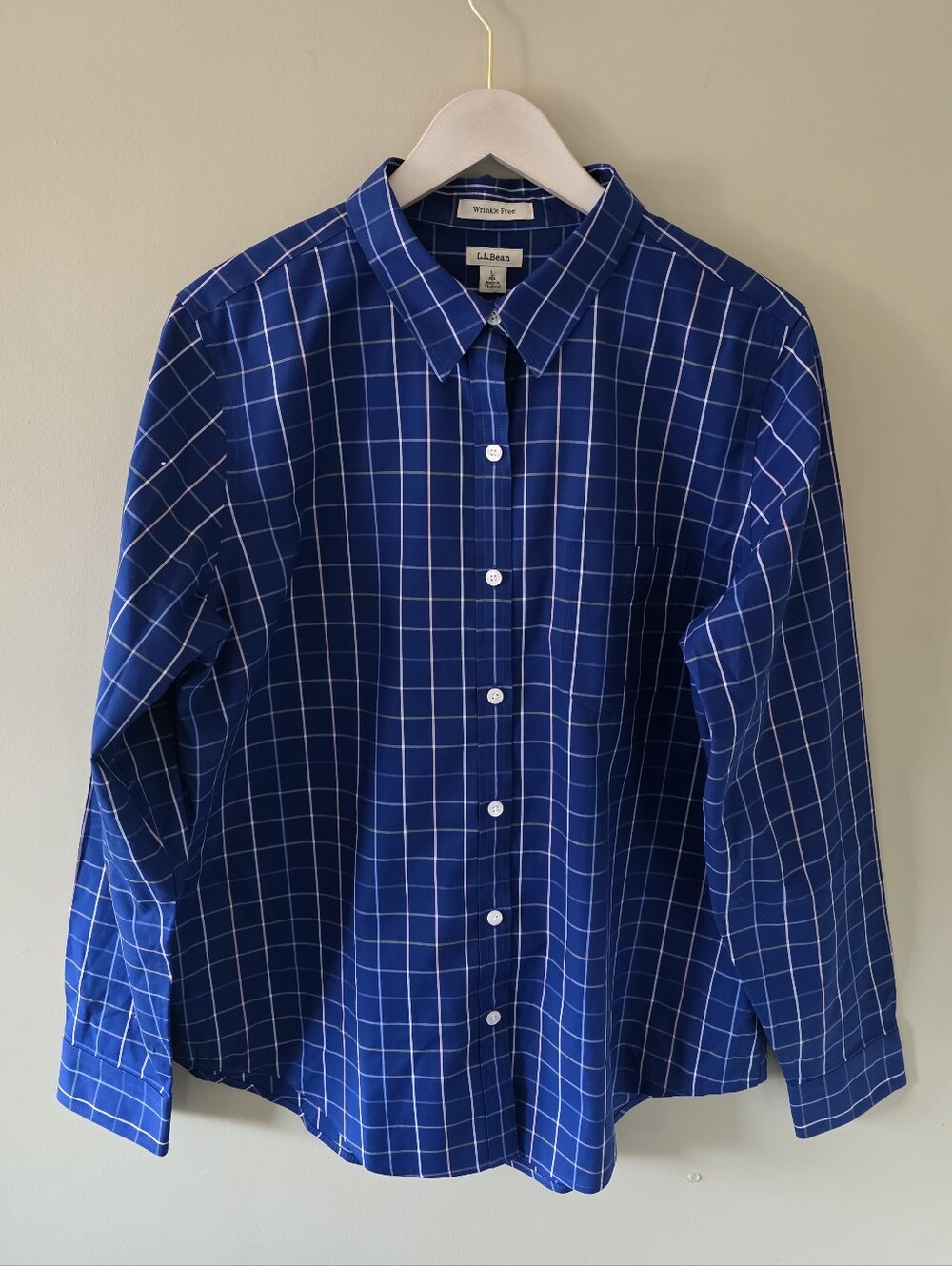 NWOT L.L. Bean L Old Money Heritage Modern Preppy Plaid Button Down Shirt